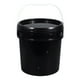 thumbnail image 1 of Cubo multiusos portátil con asa y tapa, contenedor para almacenar alimentos, ideal para la cocina, el hogar, proyectos de manualidades y manualidades. 15 litros, 1 of 8