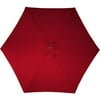 Mainstays 8' Wood Market Umbrella, Racer Red