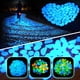 thumbnail image 1 of 100 Piezas De Piedras Que Brillan En La Oscuridad Para Jardín Al Aire Libre, Decoración Luminosa, Escombros Para Decoración De Macetas, Adorno De Patio, Guijarros Para Plantas, Jarrón De Interior, Pie Muyoka Hogar, 1 of 6