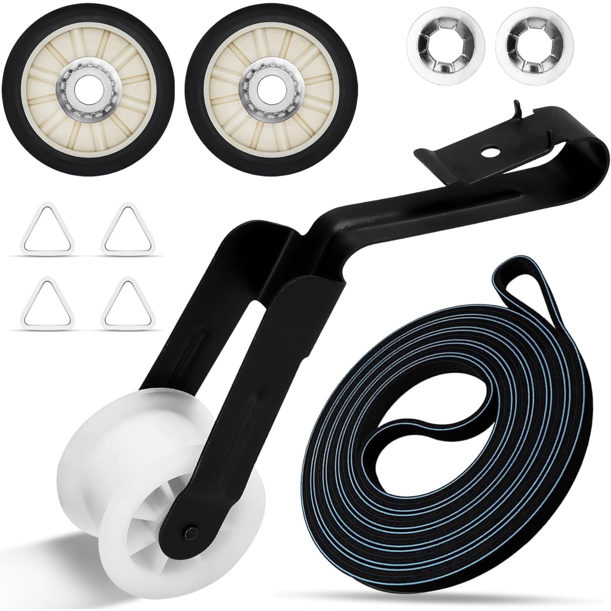 4392065 Dryer Repair Kit for Whirlpool Kenmore Maytag Amana Dryer, Includes 341241 Dryer Belt 349241T Roller 691366 Idler Pulley, Fits WED4815EW1 NED4655EW1