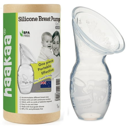 Haakaa Silicone Breastfeeding Manual Breast Pump Milk Pump 100% Food Grade Silicone BPA PVC and Phthalate Free
