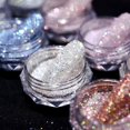thumbnail image 3 of Juego de 8 botellas de polvo de diamante de cristal para uñas, arcoíris brillante, pigmento brillante para decoración de uñas, microcristal holográfico, 2025, 3 of 5