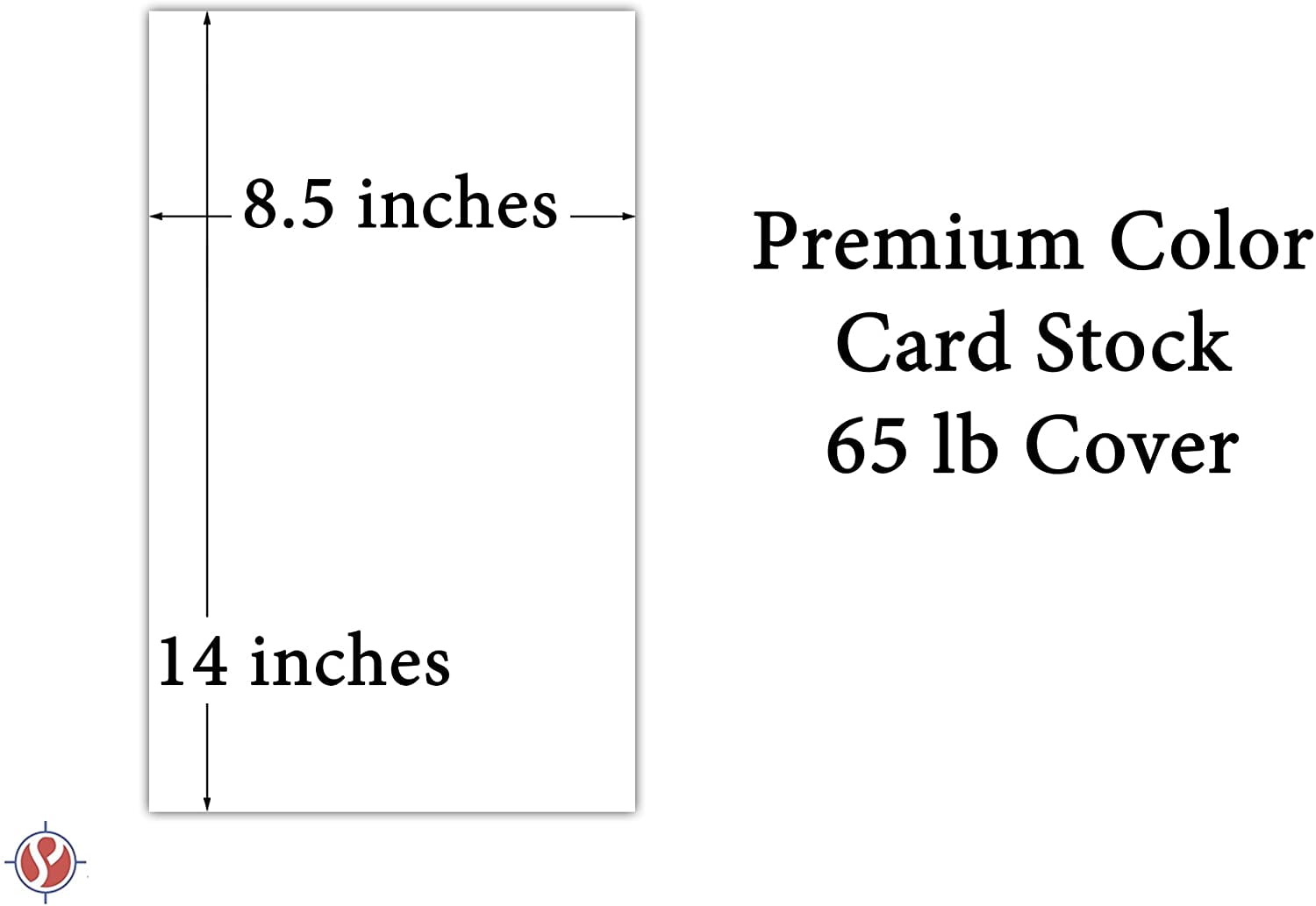 Premium Color Card Stock Paper | 250 Per Pack | Superior Thick 65-lb Cardstock, Perfect for School Supplies, Holiday Crafting, Arts and Crafts | Acid & Lignin Free | Celestial Blue | 8.5 x 14