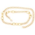 thumbnail image 5 of New Women Gold Metal Thick Chain Chunky Links Bling Fashion Belt Size M L XL, 5 of 12