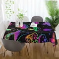 thumbnail image 6 of GZHJMY Mushroom Tablecloth, Rectangle Waterproof Washable Polyester Table Cover for Picnic Dinner Holiday Party Decor, 54 x 54 Inch, 6 of 7
