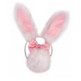 thumbnail image 2 of Conjunto disfraz Animal 3 uds diadema orejas de conejo cola de bola de felpa Rosa claro, 2 of 7
