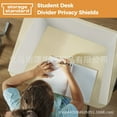 thumbnail image 4 of Student Desks Privacy Boards for Classroom Study Partitions Easy to Clean Desktop Dividers, 4 of 6