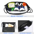 thumbnail image 3 of Bolsa de gimnasio con cordón, mochila deportiva grande con cordón para natación, bolsas de PE con cordón para mujeres y hombres, bolsa de viaje para la playa, escuela, impermeable, 3 of 4