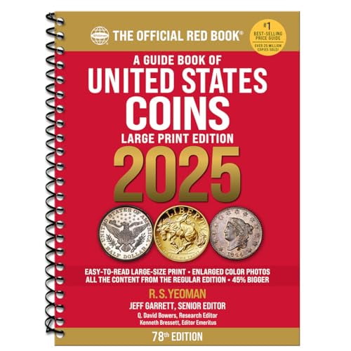 Pre-Owned A Guide Book of United States Coins 2025: 78th Edition: The Official Red Book (Spiral-bound) 0794850626 9780794850623