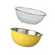 thumbnail image 4 of 2 piezas de colador para pasta, espaguetis y arroz, de acero inoxidable 304, microporoso. 22 centímetros, 4 of 9