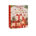 thumbnail image 2 of TanSiDing 12.2pcs Premium Christmas Gift Bags Bulk - Extra Large Holiday Party Favor Bags with Handles, Durable Kraft Paper Giftwrap for Xmas Presents, Events, Decorations Multicolor, 2 of 6