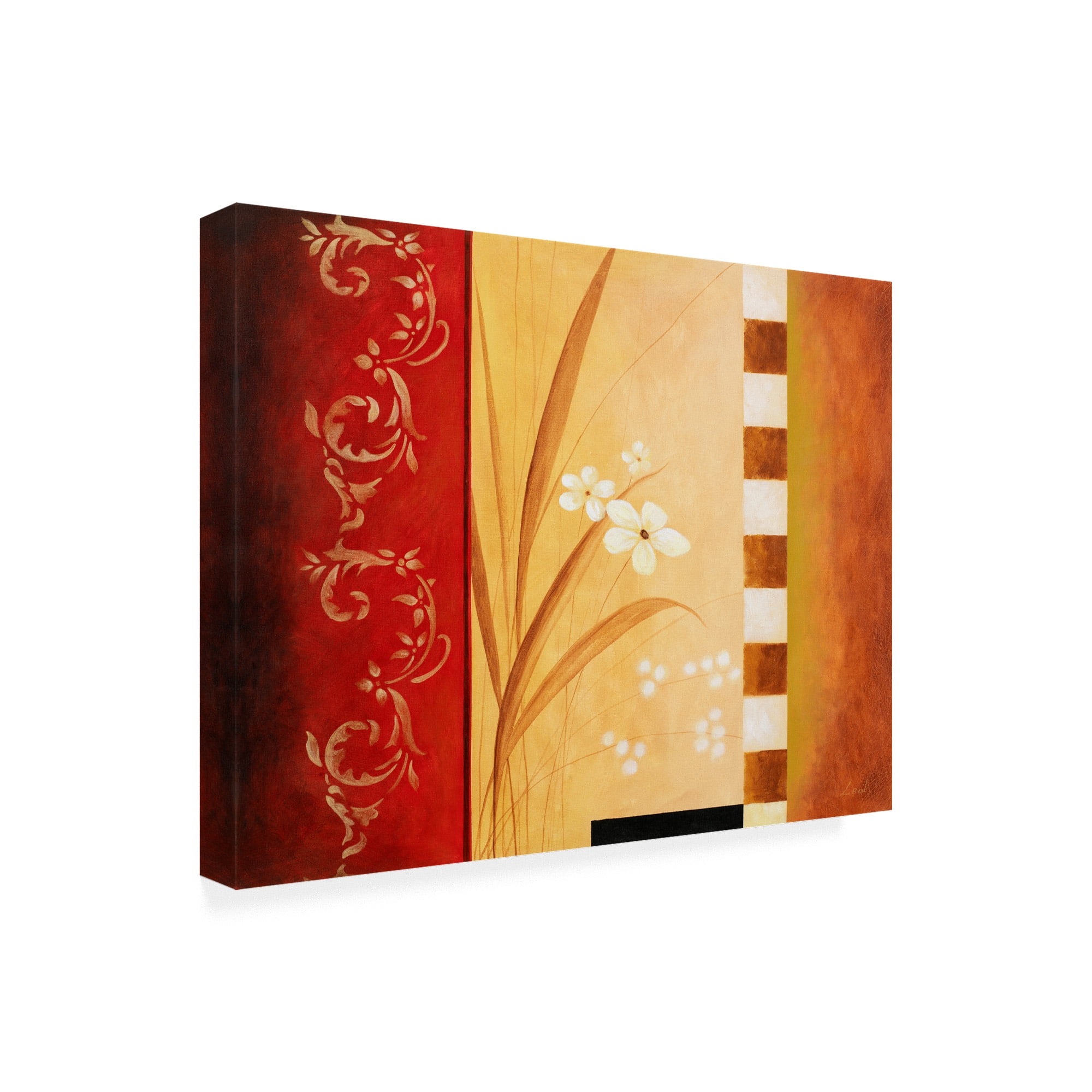 Trademark Fine Art 'White On Panels 1' Canvas Art by Pablo Esteban