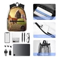 thumbnail image 4 of Fotbe Country Farm Morning Rooster Mochila Ligera Casual para Laptop para Hombres y Mujeres, Mochila Impermeable de Uso Diario, Mochila para Universidad, 4 of 5
