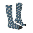 thumbnail image 3 of Daiia Sports Socks Space Puppy Printed Novelty Crew Socks for Men Women Knee High Socks Cotton Socks Soft & Breathable Support Unisex Socks, 3 of 9