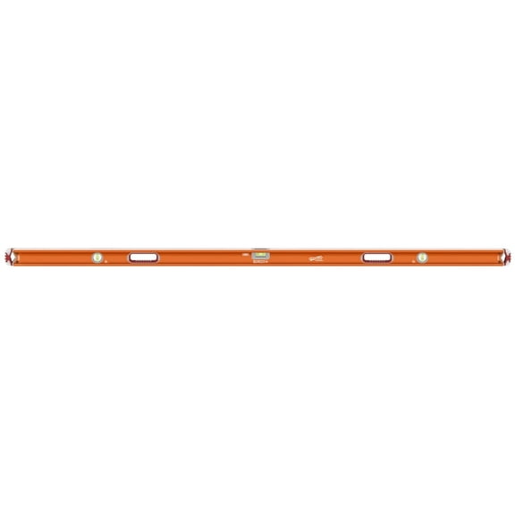 Swanson Savage 78" Magnetic Anodized Aluminum Pro Grade Box Beam Level Contractor Series with Gelshock End Caps, Model SVB78M