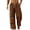Orange, variant on Mens Pants Casual Fashion Ethnic Print Elastic Waist Drawstring Pants with Pockets Loose Breathable Lightweight Wide Leg Casual Beach Pants