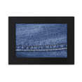 thumbnail image 1 of Denim jean vaquero forro textil Marco de Fotos de escritorio imagen Arte Negro Pintura 5x7 pulgadas, 1 of 4