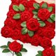thumbnail image 1 of Flores Artificiales, Real Mirando Blush Espuma Falsas Rosas con Tallos para DIY, Ramos de Boda, Centros de Mesa para Despedida de Soltera, Decoraciones de Navidad (Rojo), 1 of 4