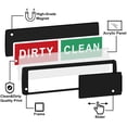 thumbnail image 3 of KitchenTour Clean Dirty Magnet for Dishwasher Upgrade Super Strong Magnet - Easy to Read Non-Scratch Magnetic Silver Indicator Sign with Clear, Bold & Colored Text, 3 of 6
