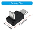 thumbnail image 5 of Drrntien L Shaped Double Type C to Type C OTG Adapter for Connection of Lavaliers Microphones, 5 of 9