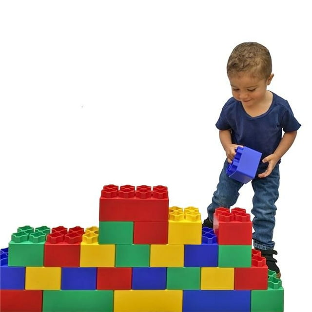Kids Adventure 00291-4 4 x 4 in. Jumbo Blocks - 72 Piece
