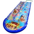 thumbnail image 2 of StarGo 18 ft x 5 ft Undersea Dual Slip and Slide with Splash Pad for Kids and Adults Outdoor Water Toy, 2 of 8
