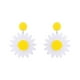 thumbnail image 2 of Pendientes de Margarita Sunnimix Color Amarillo Mujer Regalo para Novia, 2 of 8