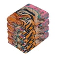 thumbnail image 4 of BZSMCE Towel Cotton Face Towel Soft Hand Towels Fashion Stripes on Pink Pattern, 4 of 9