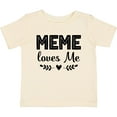 thumbnail image 3 of Inktastic Meme Loves Me Baby Clothes Girls Baby T-Shirt, 3 of 5