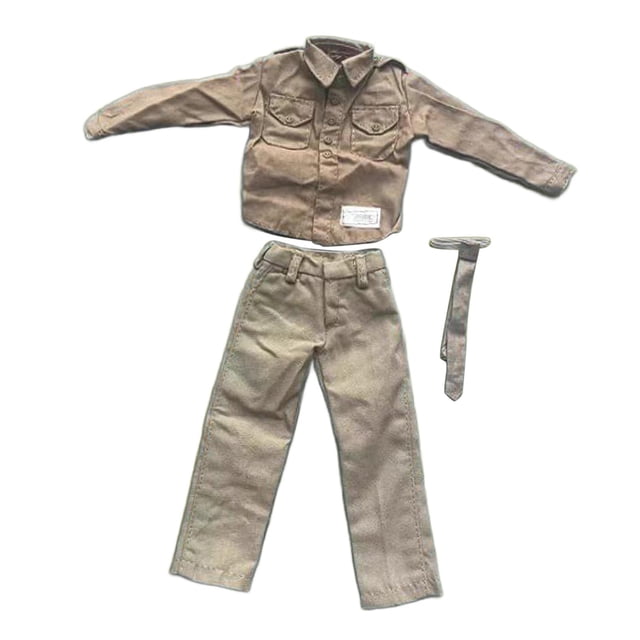 Ropa para muñecas Sunnimix chaqueta y pantalones escala 1/6