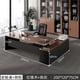 thumbnail image 1 of Corner Height Office Desk Meeting Organizer Reception Storage Standing Desk Drawer Escritorio Gaming Office Desk Decoration My Lux Decor Round, 1 of 27