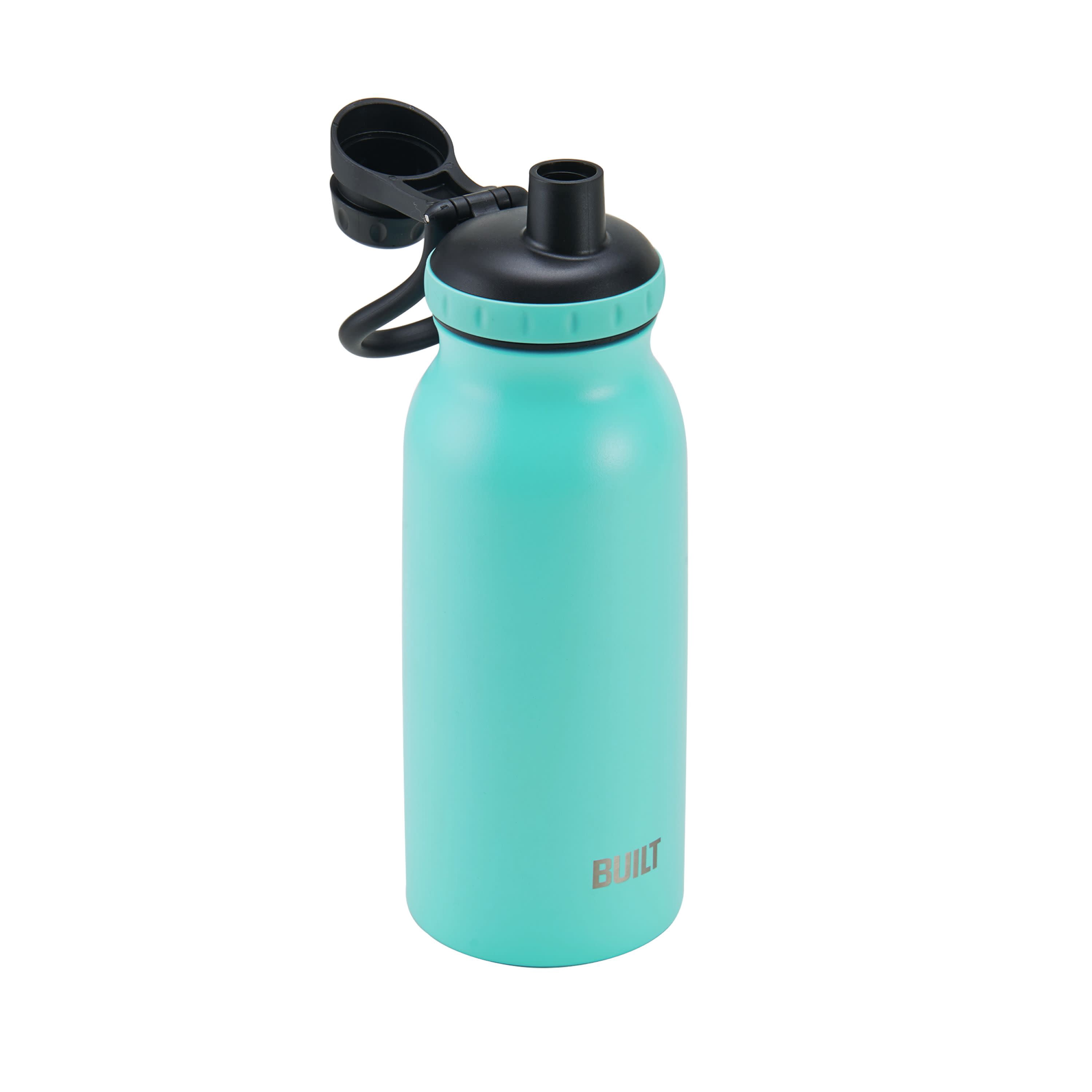 BUILT Prospect 32 oz Double-Wall Stainless Steel Insulated Water Bottle, Aqua