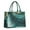 Teal Gold Marble, variant on Large Capacity Tote Bag,Teal Gold Marble Pattern Handbag Fashion Luxury Tote Bag,15.7"x13"x 5.1" Inches,Laptop Compatible