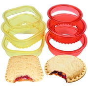 BAKER DEPOT Uncrustables Sandwich Cutter Sealer and Decruster for Kids Food Grade Bread Cookie Maker