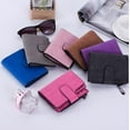 thumbnail image 1 of 1pc Multicolor Women Girls Short Wallet Coin Purse Organizer Pocket Small Credit Card Holder Handbags, 1 of 5