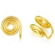 thumbnail image 5 of Retro Surround Orejas Pendientes Disco de dibujos animados Clip de oreja para las mujeres Niñas Sin Piercing Orejas de trigo Cuff Wrap Pendientes para las mujeres, 5 of 5