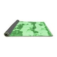 thumbnail image 2 of Ahgly Company Indoor Rectangle Abstract Emerald Green Modern Area Rugs, 5' x 7', 2 of 4