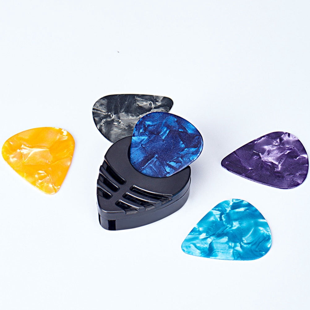 Guitar Accesories Bass Accessory Pick Case Sticky Boxes Storage Thumb Picks Plectrum Abs 200 Pcs