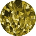 thumbnail image 1 of Ahgly Company Machine Washable Indoor Round Transitional Yellow Area Rugs, 8' Round, 1 of 7