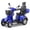 Blue, variant on QEEKA All Terrain Mobility Scooter,500lbs Capacity - 800W,Handicap Scooter for Seniors & Adults,Blue
