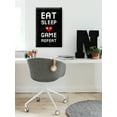 thumbnail image 2 of Awkward Styles Gamer Canvas Wall Art Eat Sleep Game Repeat Home Decor Prints, 2 of 7