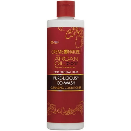 Creme of Nature Pure-Licious Co-Wash Cleansing Conditioner, 12 fl (Best Curl Cream For Fine Wavy Hair)