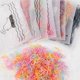 thumbnail image 4 of Cintas desechables de colores para el pelo para niña, banda de goma elástica, soporte para cola de caballo, diadema, accesorios para el cabello, 1000 piezas, 4 of 5