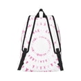 thumbnail image 3 of Xecao Breast Cancer Awareness (4) for Canvas College Laptop Backpack, Durable Rucksack Travel Notebook Bag School Backpack Book Bag for Men Women, 3 of 8