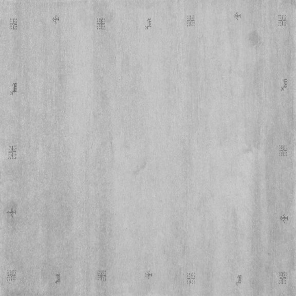 Ahgly Company Indoor Square Abstract Gray Contemporary Area Rugs, 5' Square