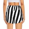 thumbnail image 2 of Lsque Zebra Printed Women's Running Shorts with Liner Pockets,Elastic Quick Dry Workout Athletic Gym Yoga Shorts,Womens High Waist Shorts-XX-Large, 2 of 9