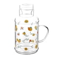 thumbnail image 1 of Bewildely 1000ml Olla de vidrio Estilo breve Taza de bebida fría Resistente a altas temperaturas Hervidor de vidrio de borosilicato Bebida transparente Barra de herramientas No. 4 Bewildely HA026371-04, 1 of 6
