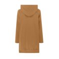 thumbnail image 6 of Women's Oversized Hoodie Dress Casual Pullover Sweatshirt Fall Tops Casual Loungewear Long Sleeve Split Hem Hoodie Dress with Kangaroo Pocket, 6 of 6