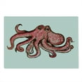 thumbnail image 2 of Octopus Cutting Board, Image of Octopus Underwater Wildlife Animal Illustration Print, Decorative Tempered Glass Cutting and Serving Board, Large Size, Red Pink, by Ambesonne, 2 of 5
