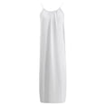 thumbnail image 4 of Fortwear Women's Casual Backless Spaghetti-Strap Maxi Dress, Sleeveless, Loose-Fitting, Thin-Strapped Loungewear Dress, 4 of 9